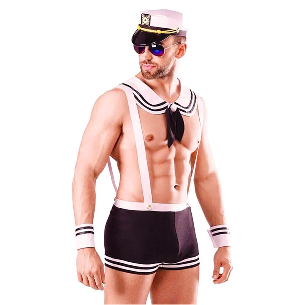 4665 Naughty Sailor Costume Set - Sexy Maritime Lingerie Uniform for Role